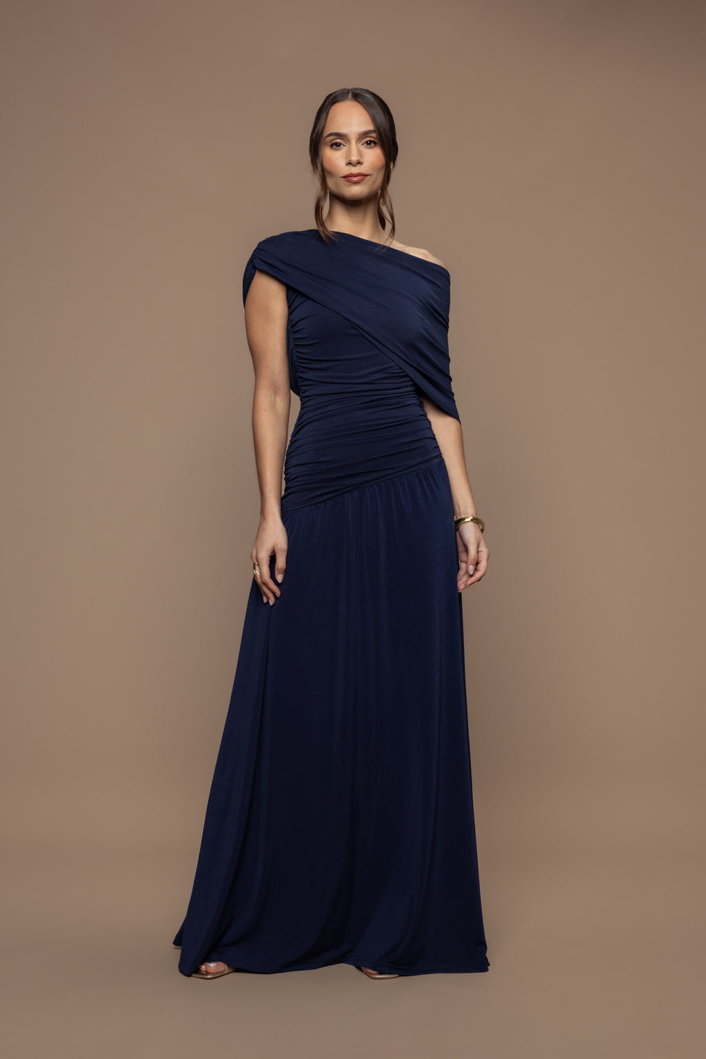 Robe promise bleu marine