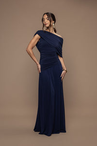 Robe promise bleu marine