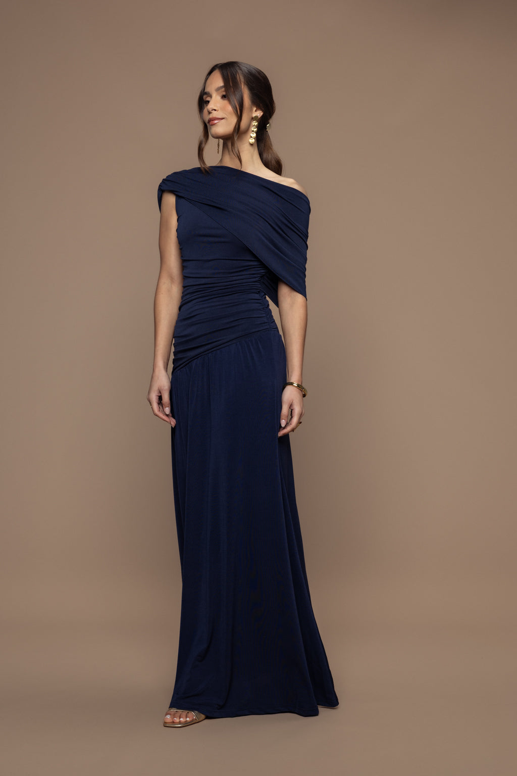 Robe promise bleu marine
