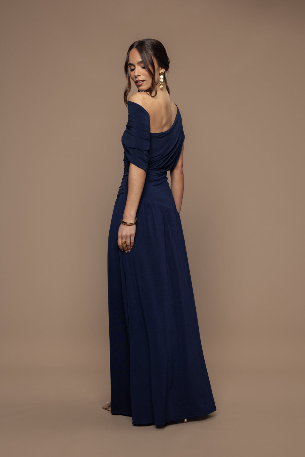 Robe promise bleu marine