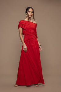 Robe promise rouge brique