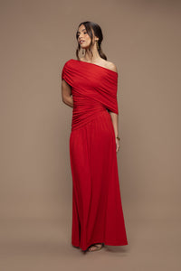 Robe promise rouge brique