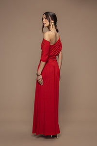 Robe promise rouge brique