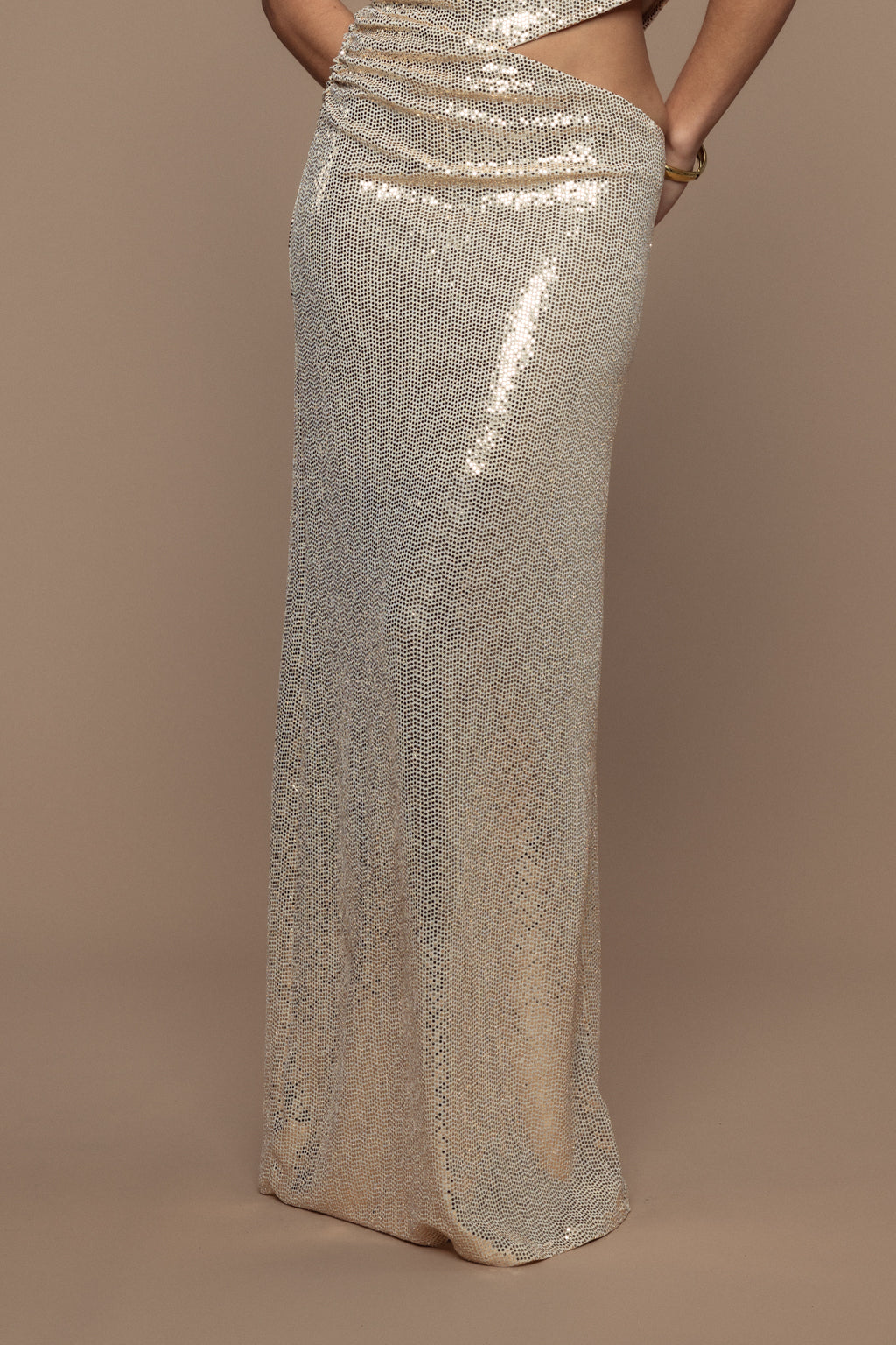 Jupe Royal sequins doré