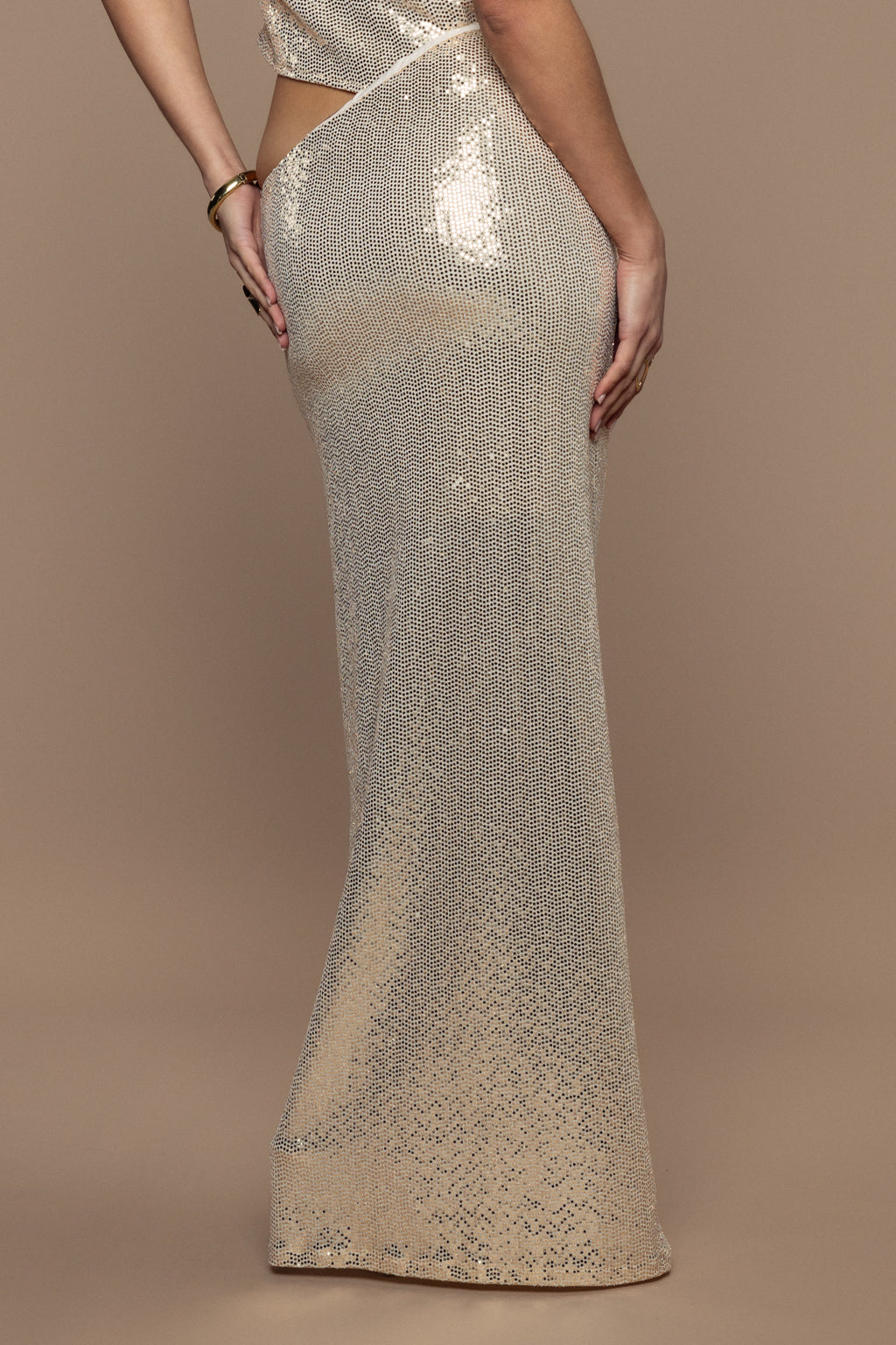Jupe Royal sequins doré