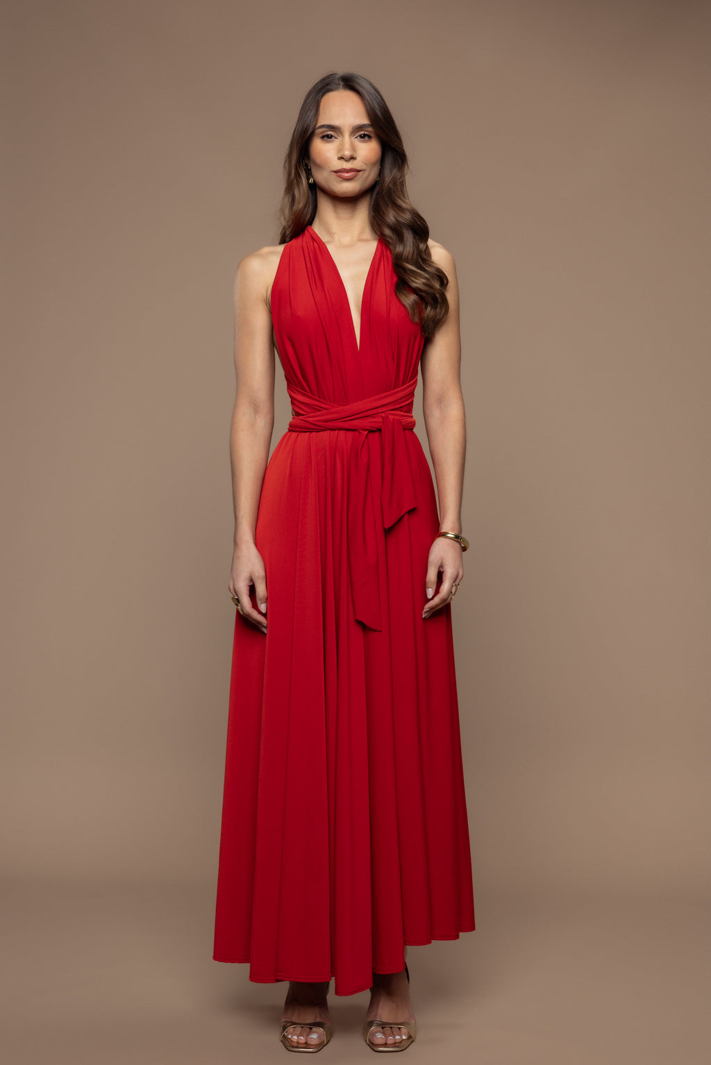 Robe Prestance Rouge brique