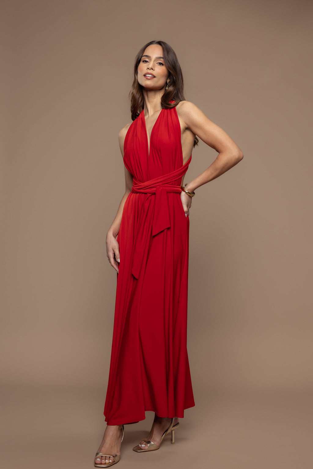 Robe Prestance Rouge brique