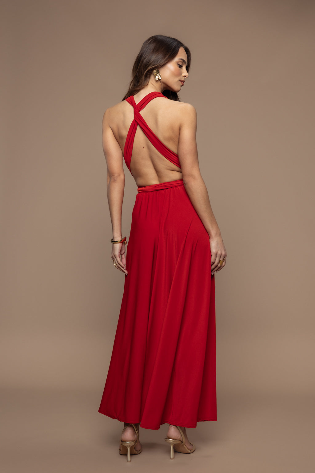 Robe Prestance Rouge brique