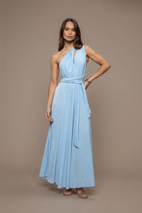 Robe Prestance bleu ciel
