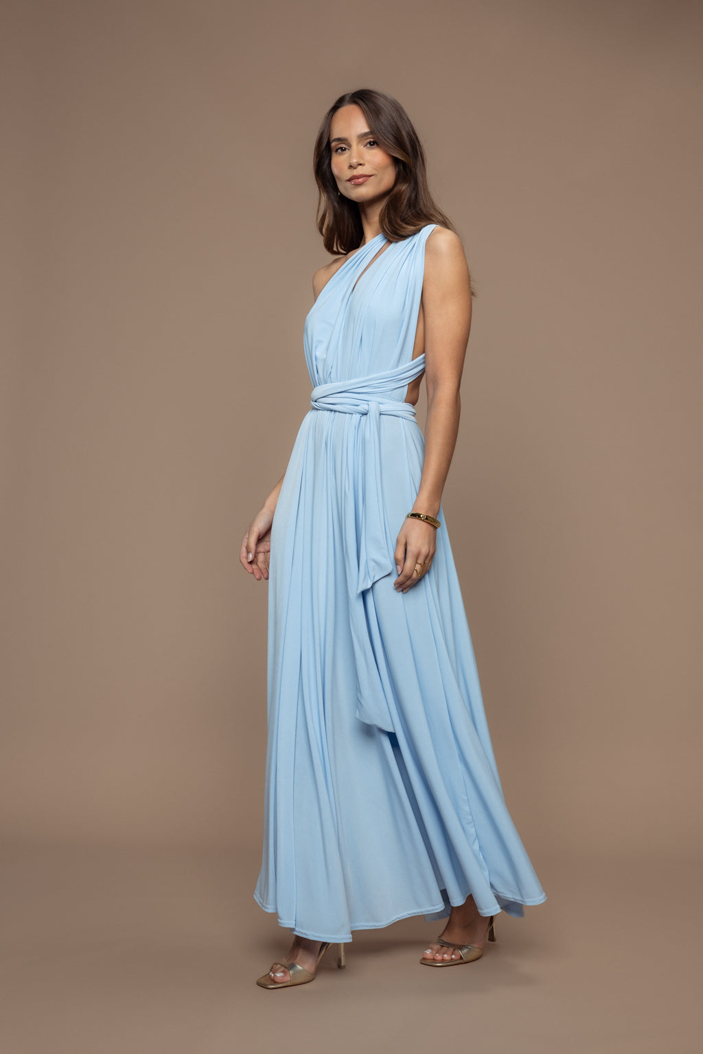 Robe Prestance bleu ciel