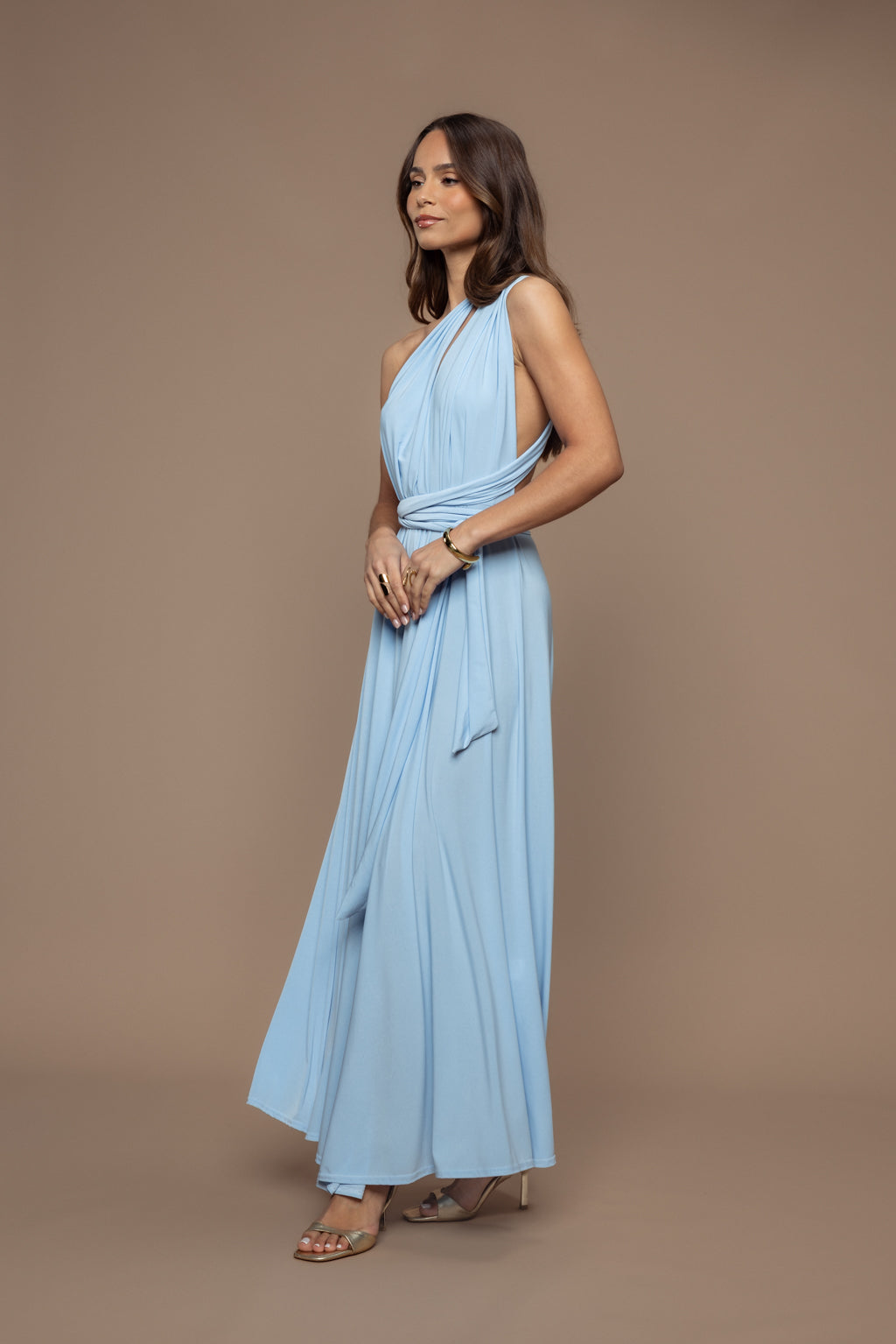 Robe Prestance bleu ciel
