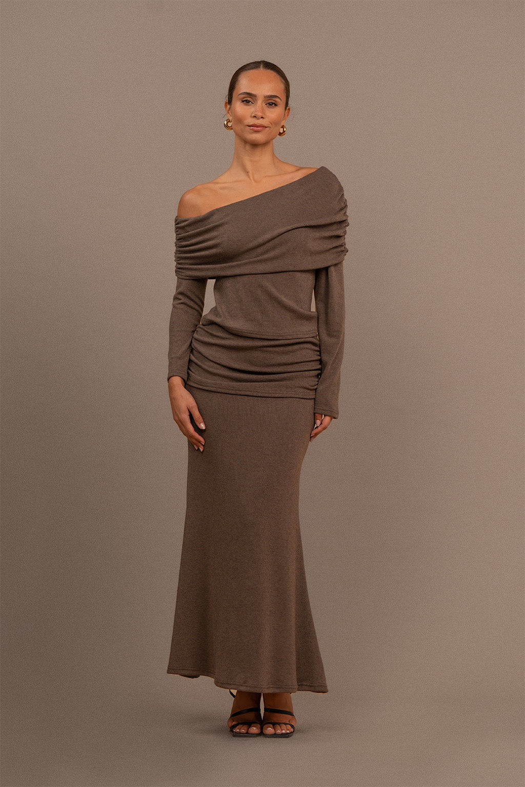 Top one shoulder délicat