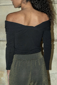Top Captivant noir