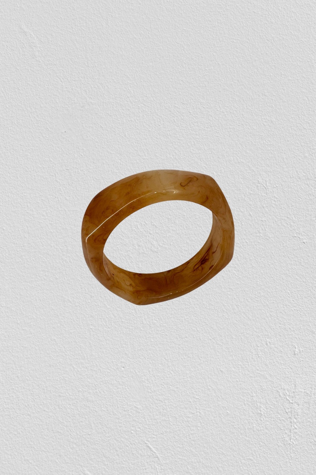 Bracelet Fumée carré beige