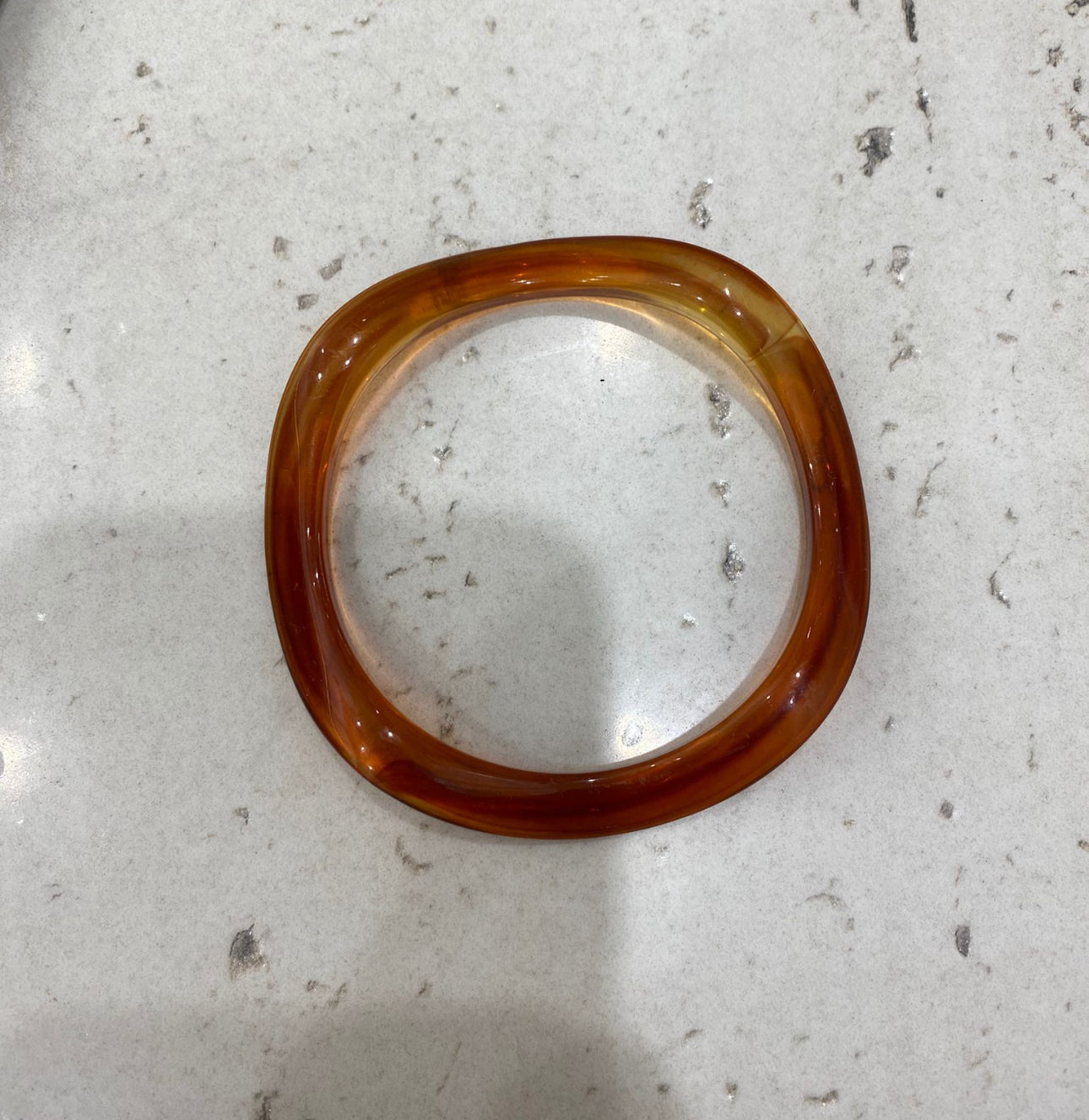 Bracelet marbre marron