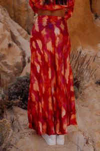 Jupe passion tie & dye rosé