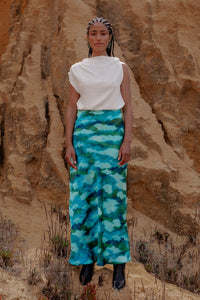 Jupe passion tie & dye bleu