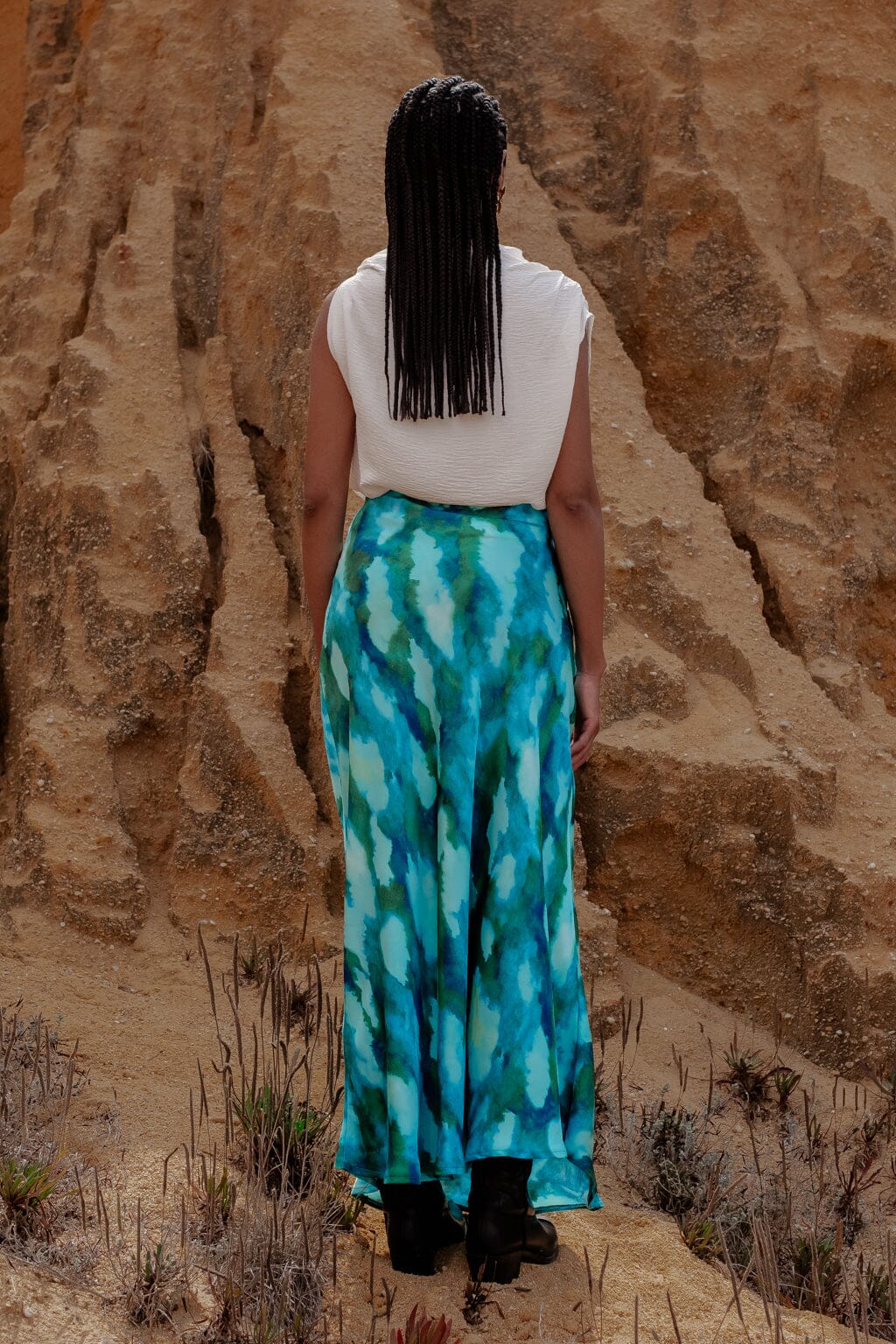 Jupe passion tie & dye bleu