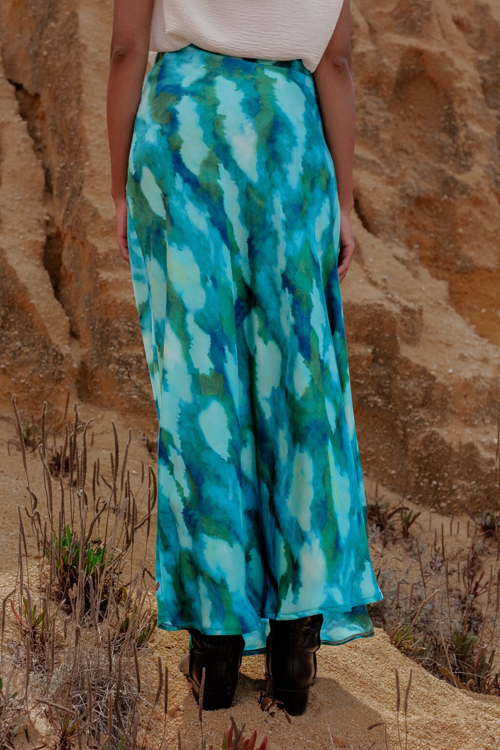 Jupe passion tie & dye bleu