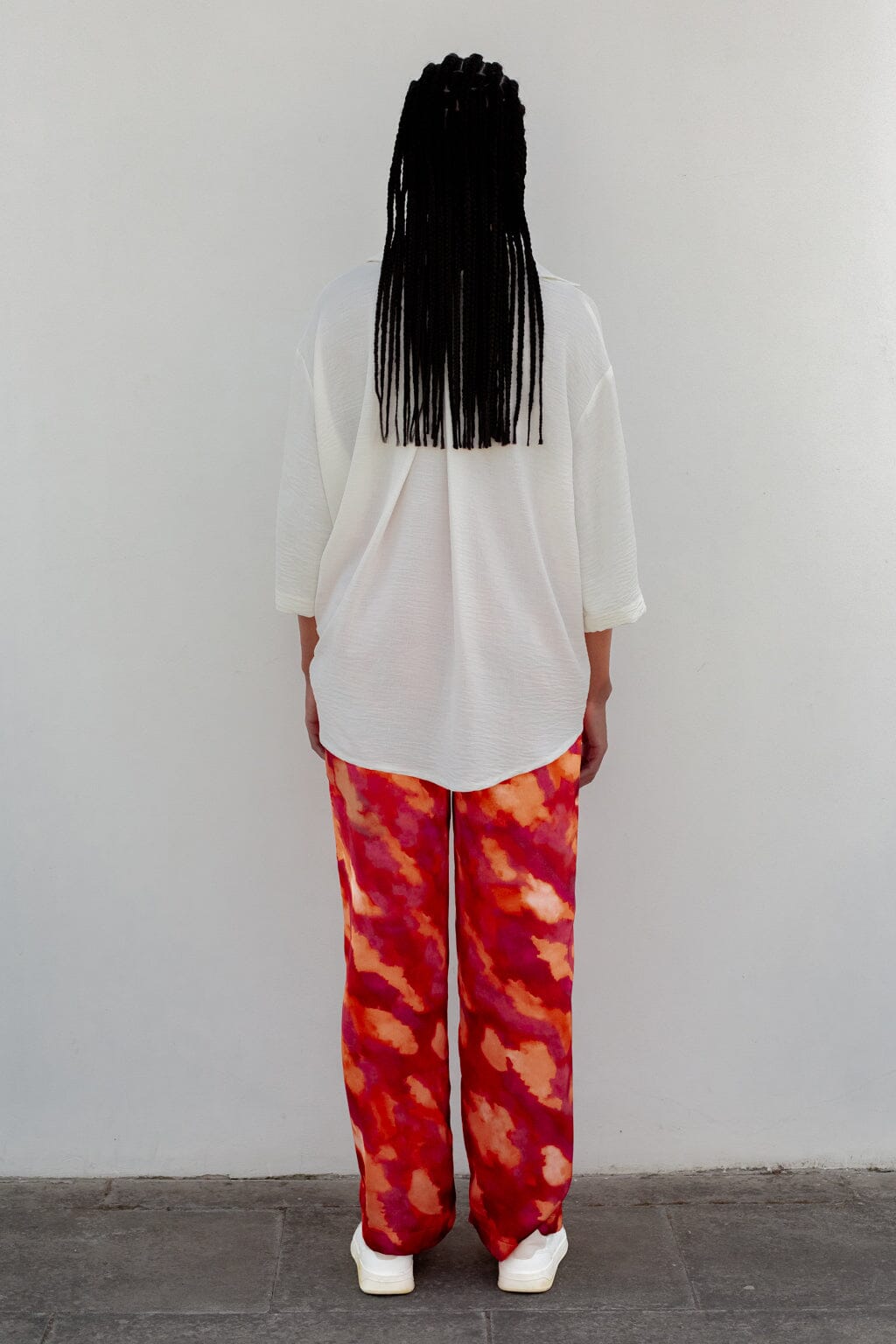 Pantalon Divin tie & dye rosé