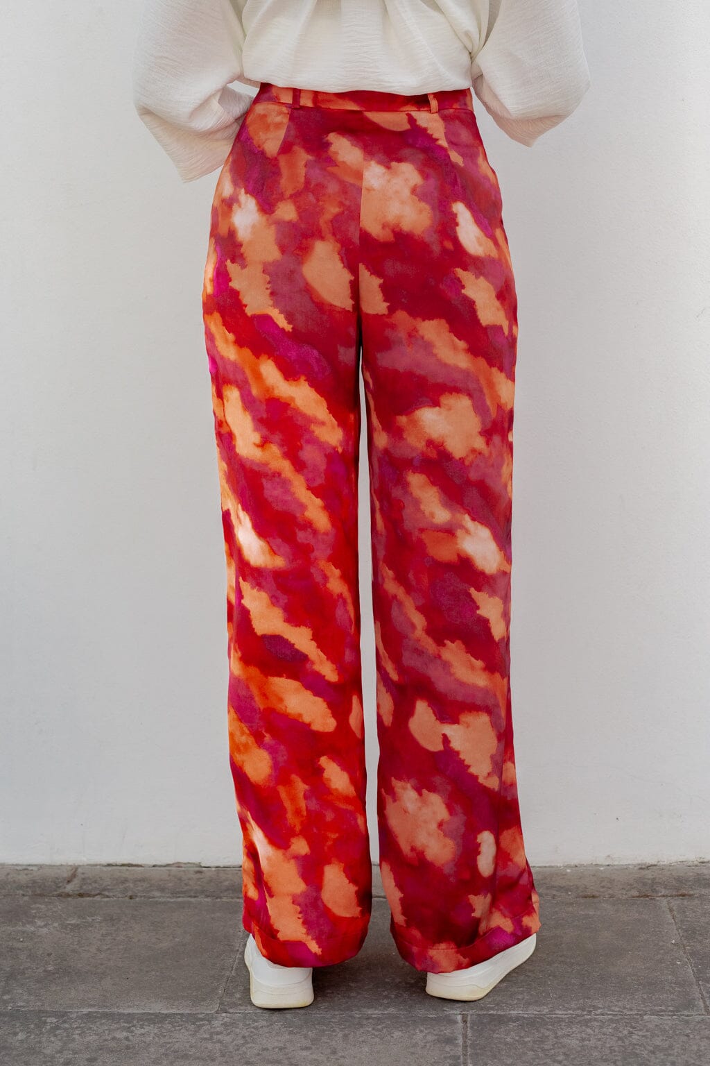 Pantalon Divin tie & dye rosé