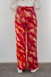 Pantalon Divin tie & dye rosé