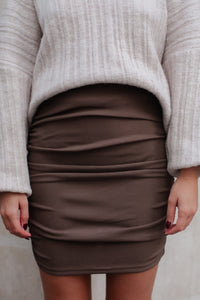 Jupe Élégante taupe