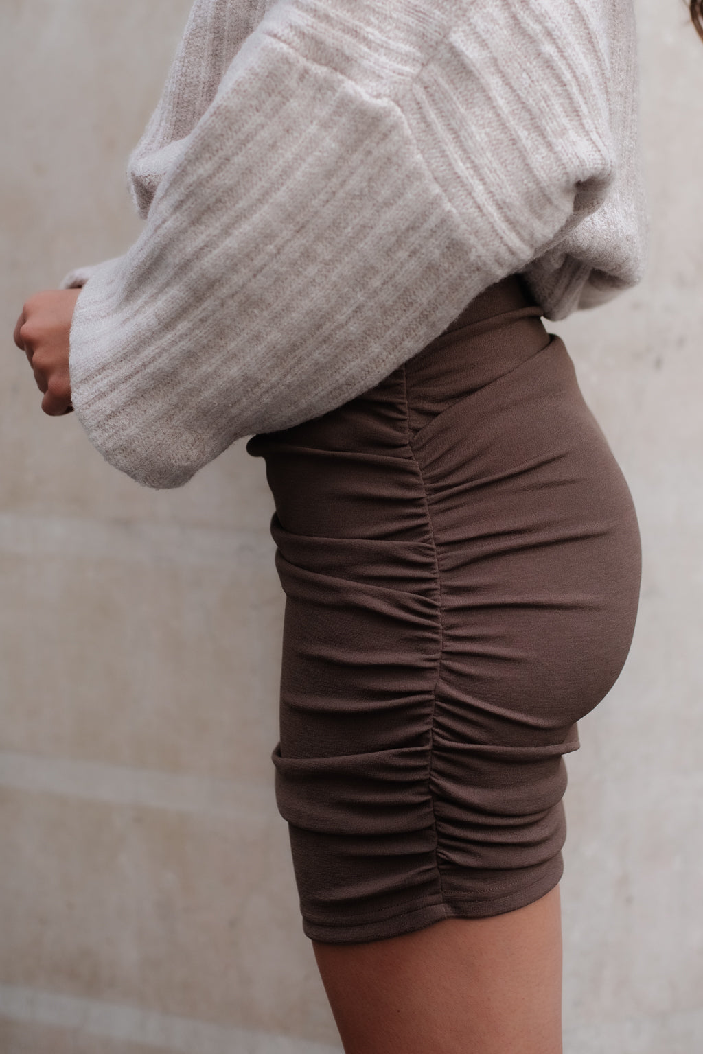 Jupe Élégante taupe
