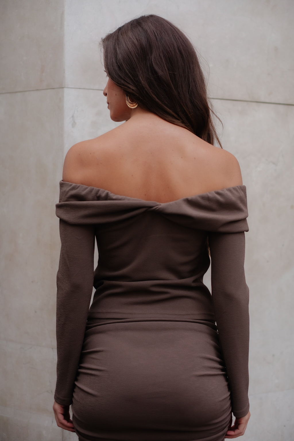 Top Captivant taupe