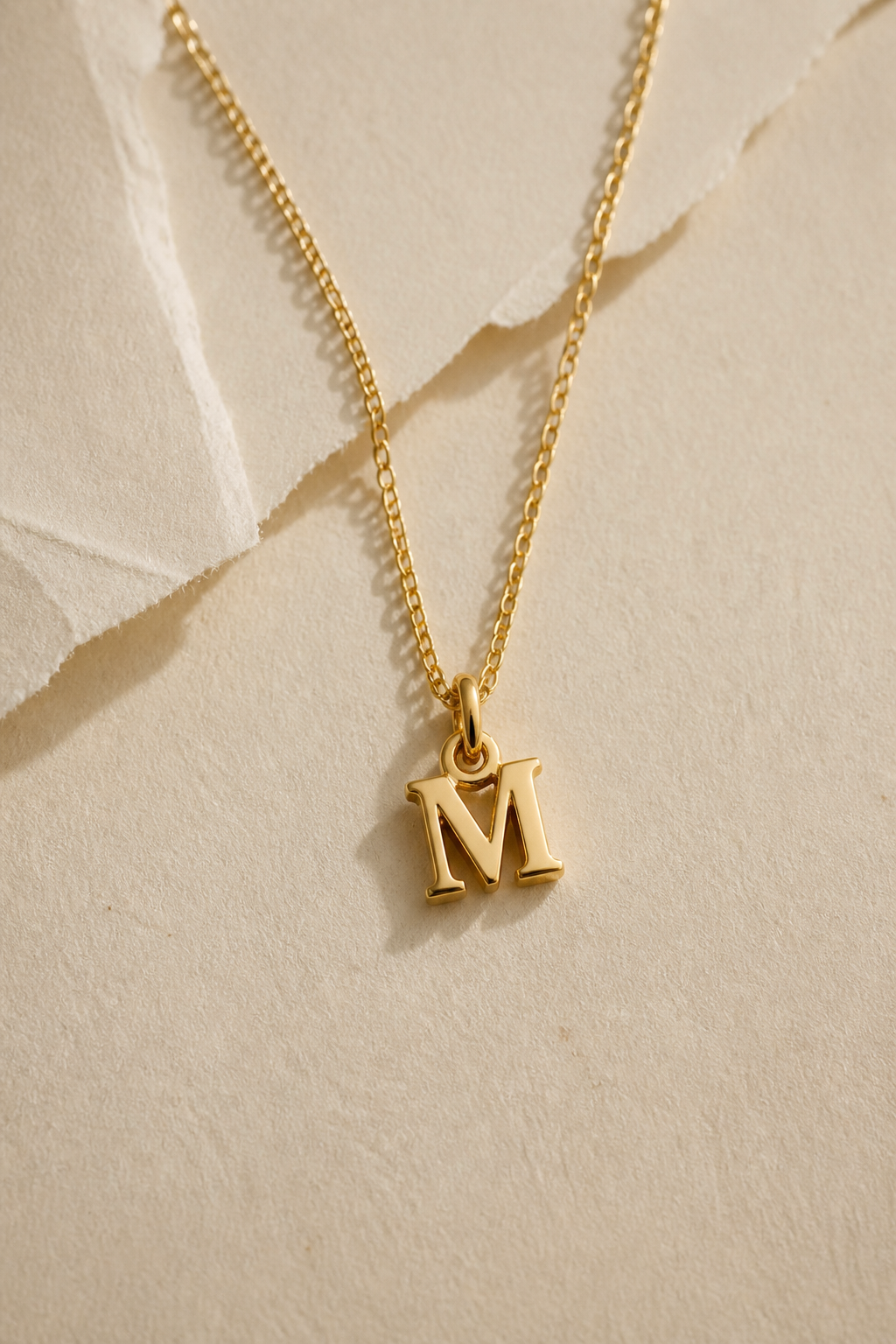 MARGO — Brass Initial Charm