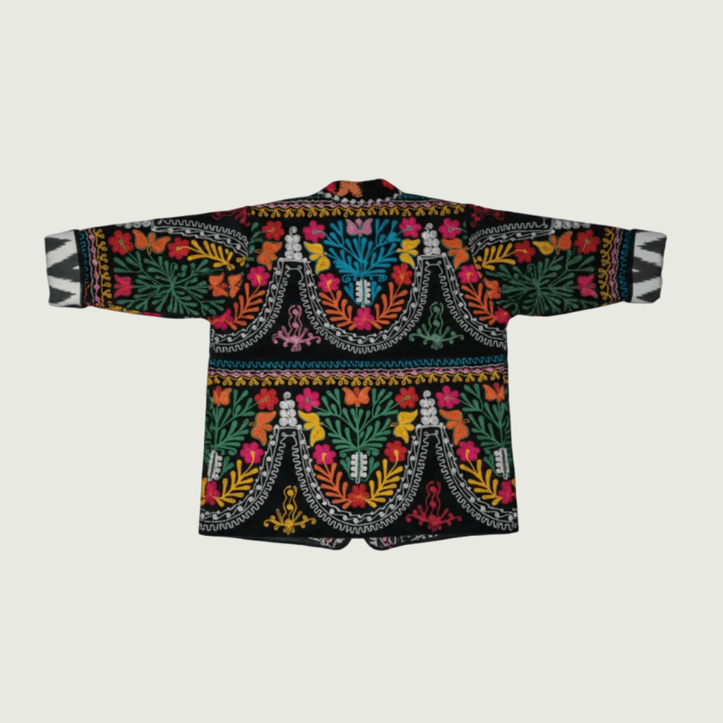 Oya Suzani and Ikat Velvet Jacket