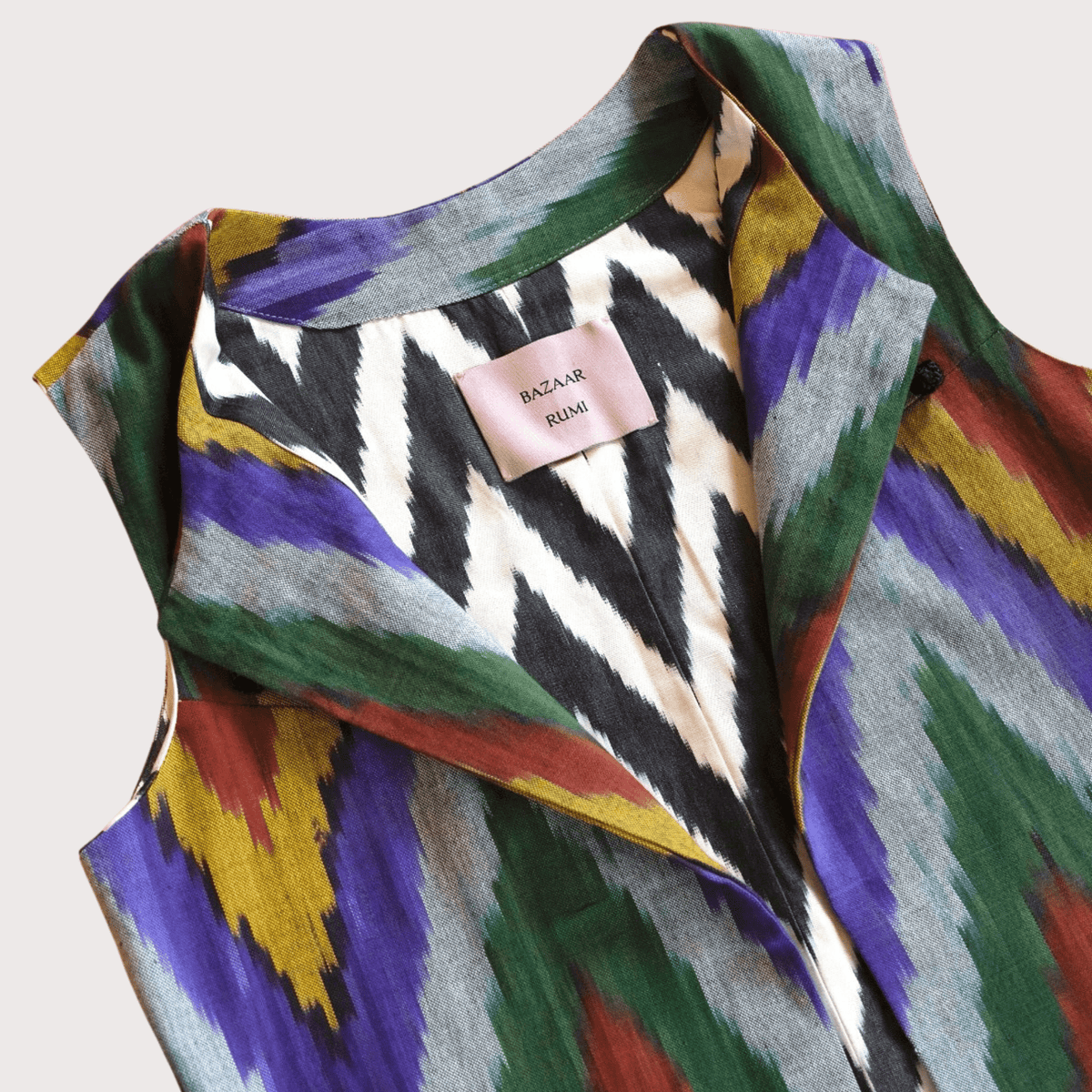 Rumi Ikat Gilet - Multi