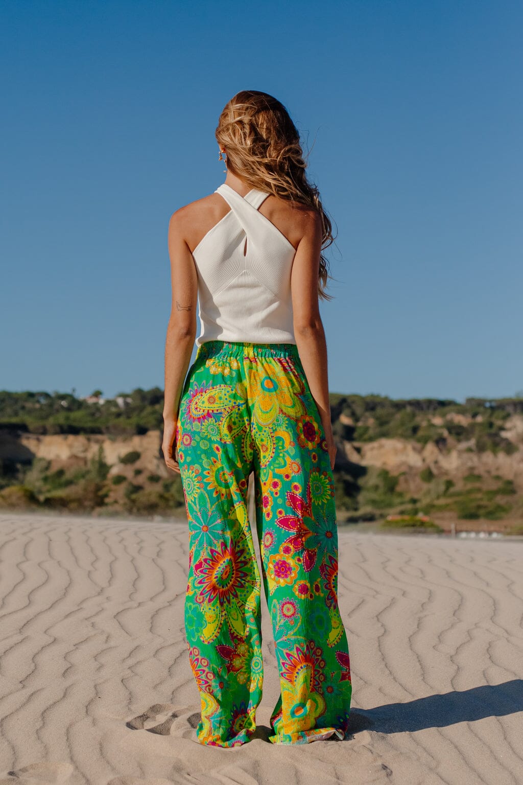 Pantalon Astre vert