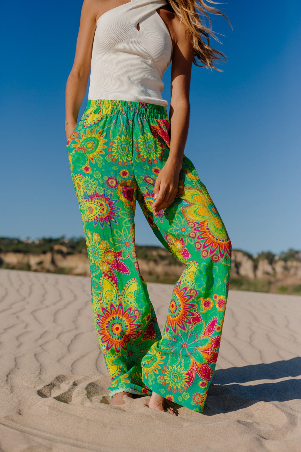Pantalon Astre vert