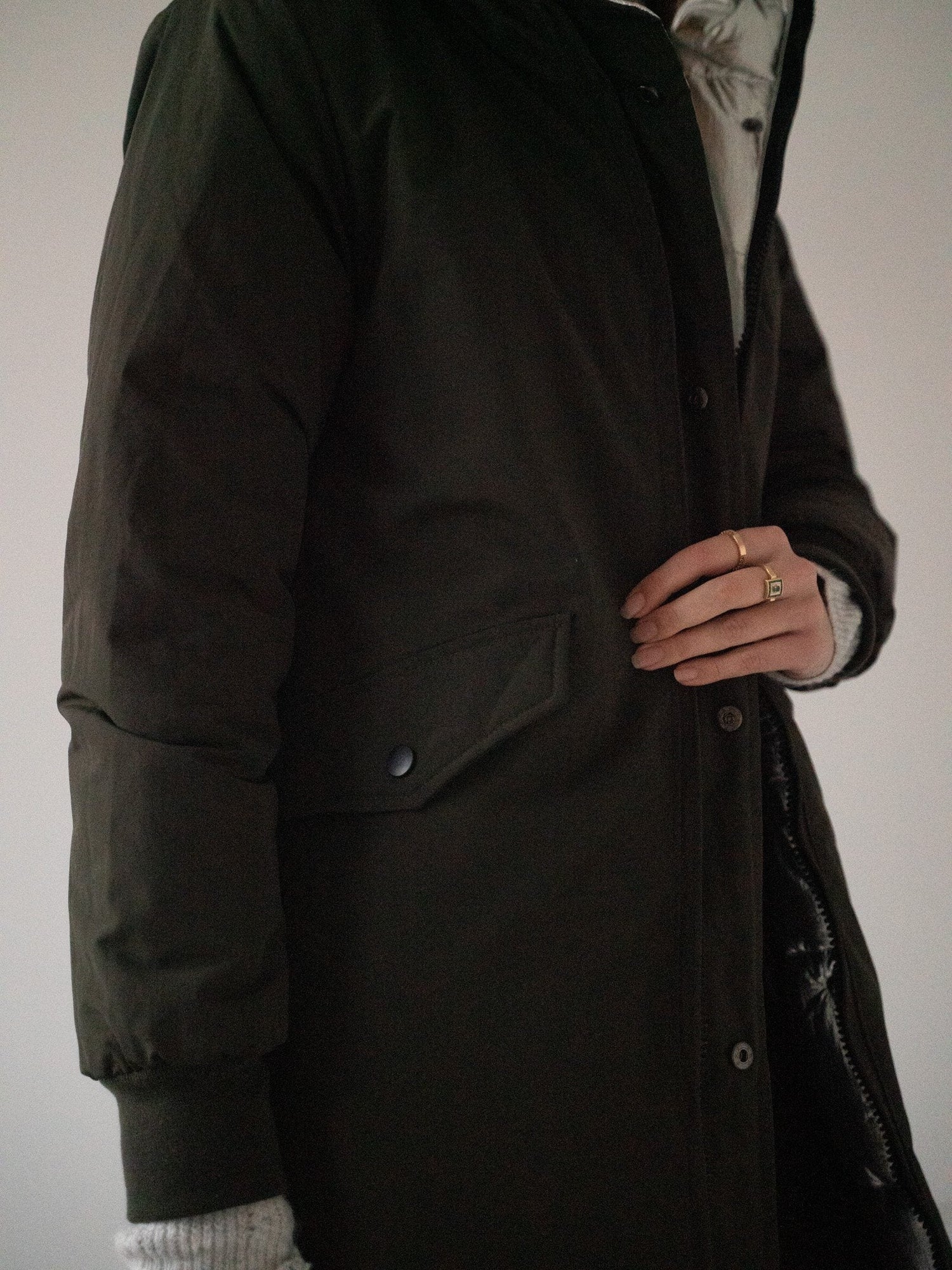 PARKA EMY argent