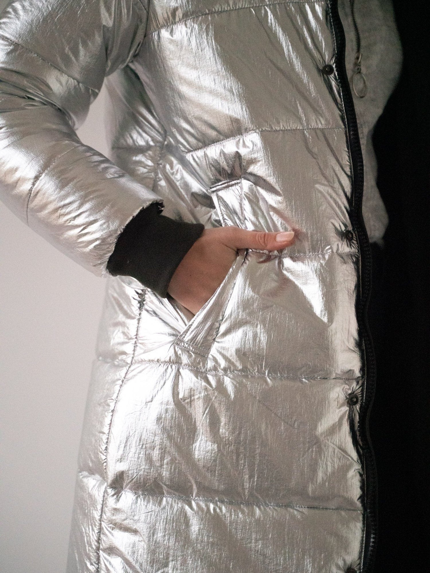 PARKA EMY argent