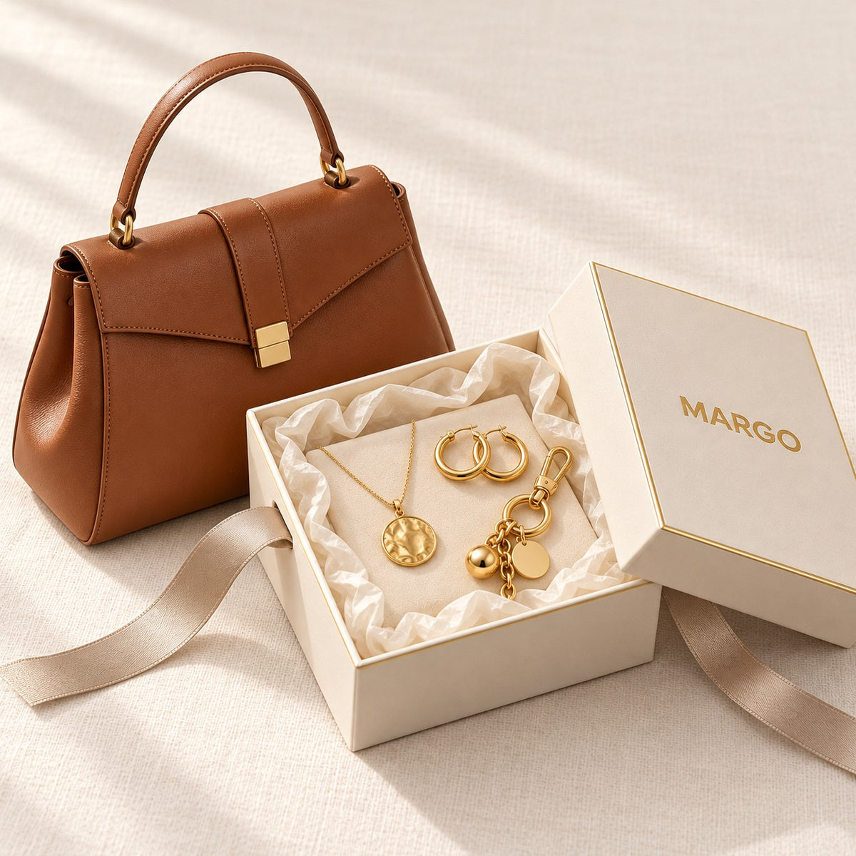 La Box MARGO Collector — 1 sac de notre sélection et 3 accessoires par mois (visuel d'illustration)
