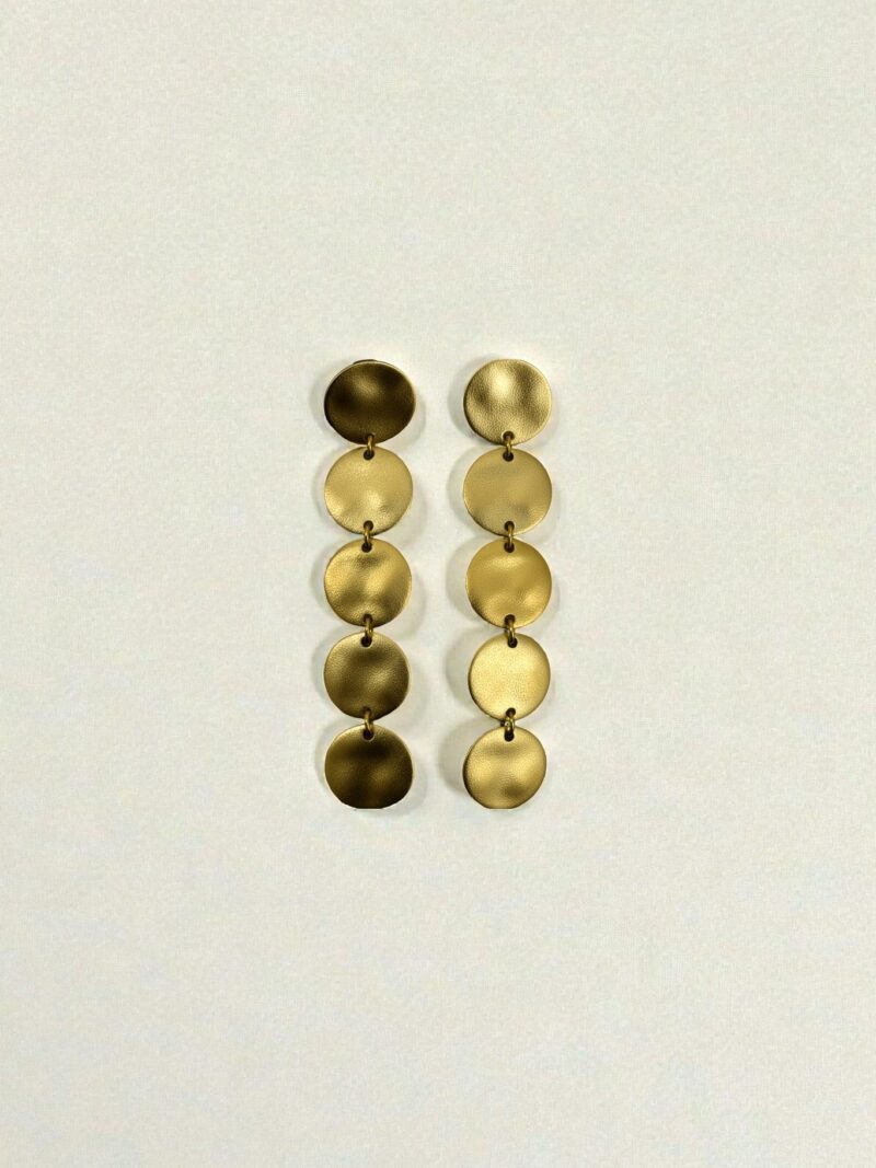 Boucle d’oreille pendante or