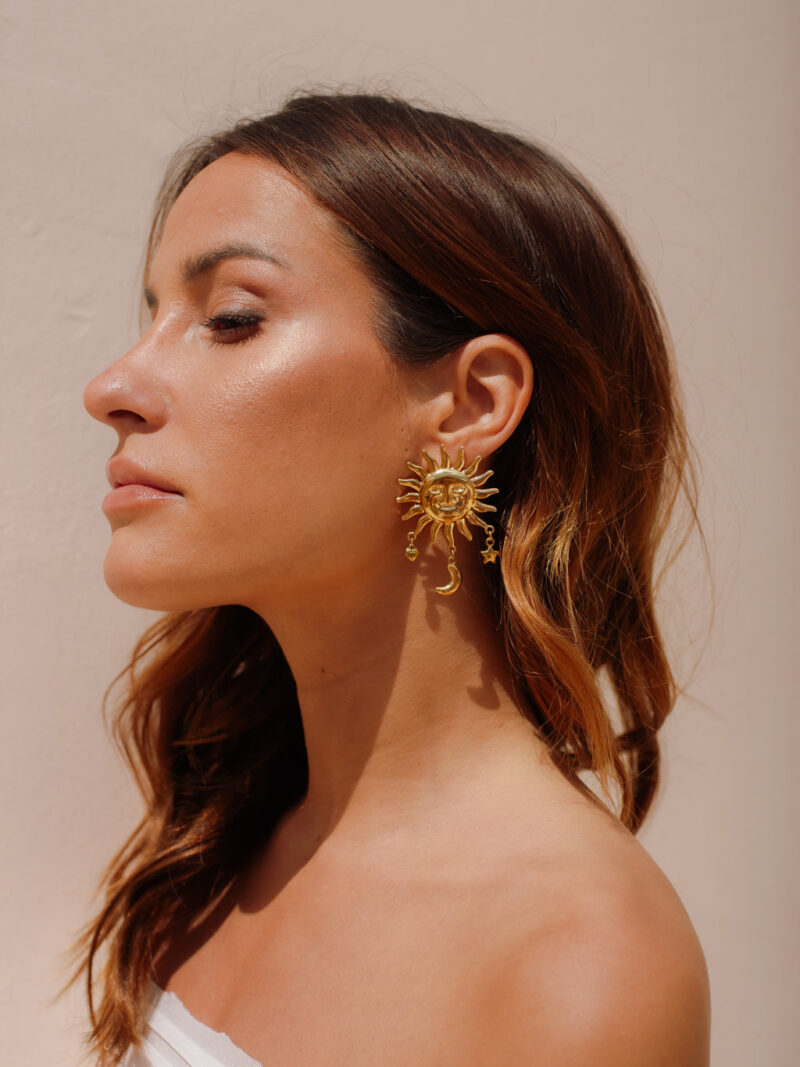 Boucles d’oreilles Soleil