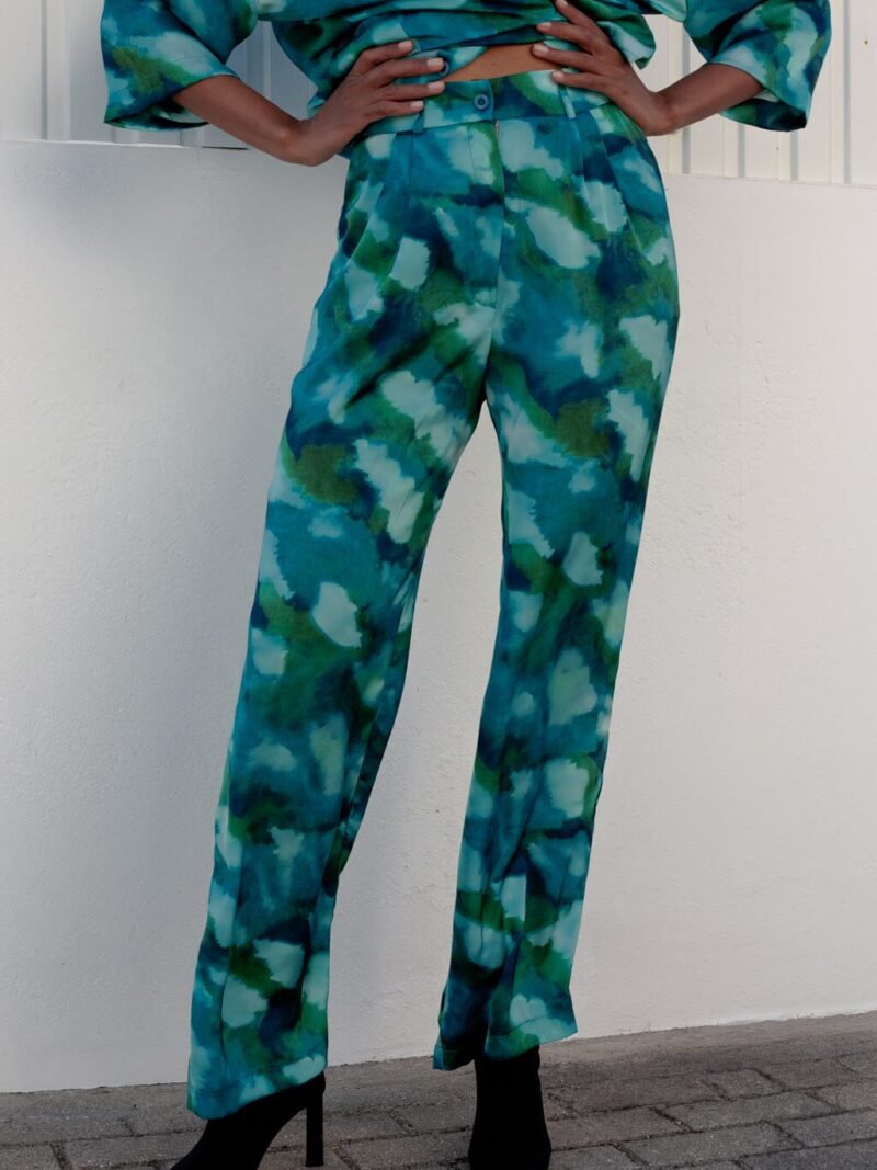 Pantalon Divin tie & dye bleu