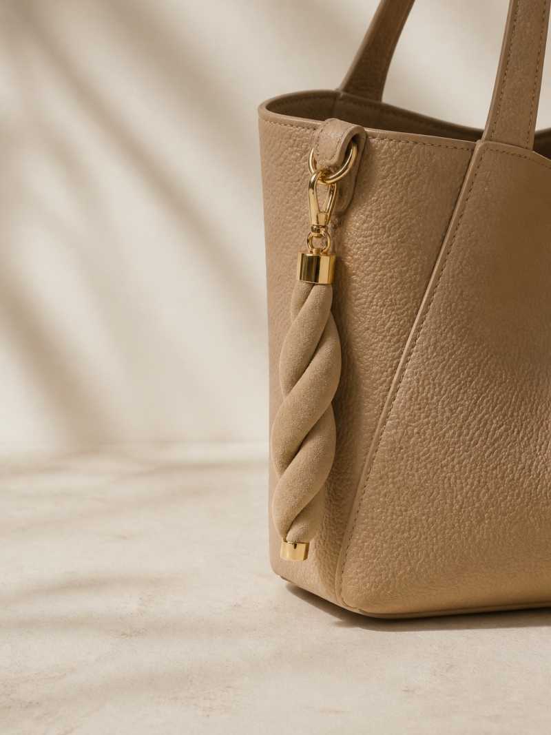 Suede Twist Charm