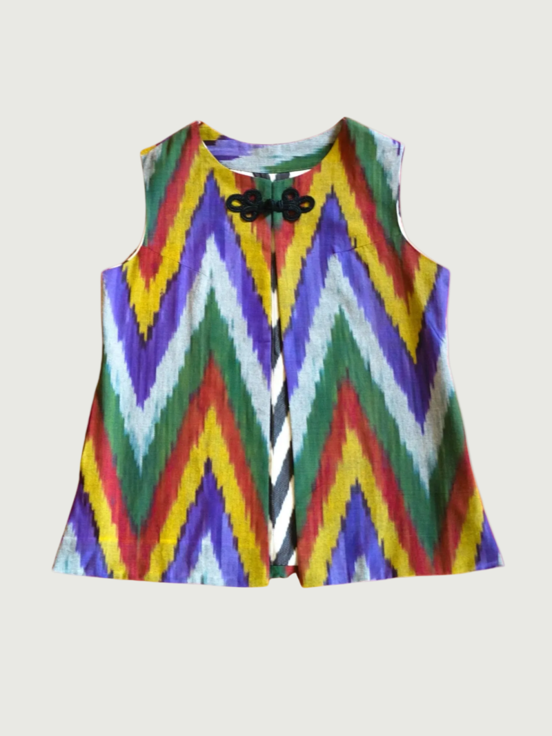 Rumi Ikat Gilet - Multi