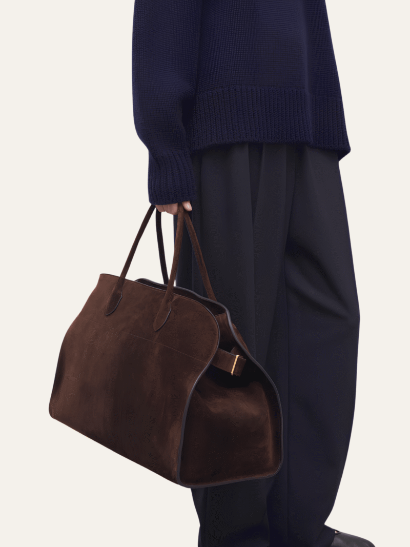 Parisian Stroll Suede Bag